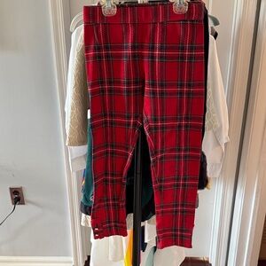 Janie & Jack Red Plaid Tartan pant
